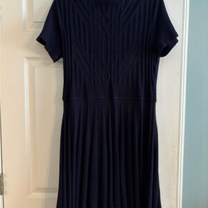 Draper James Classic Navy Midi Dress